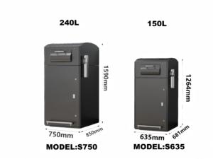 BIN SOLAR <span class=keywords><strong>de</strong></span> gran capacidad: contenedor compactador <span class=keywords><strong>de</strong></span> energía solar que reduce las frecuencias <span class=keywords><strong>de</strong></span> recolección <span class=keywords><strong>de</strong></span> residuos - Product Image 2