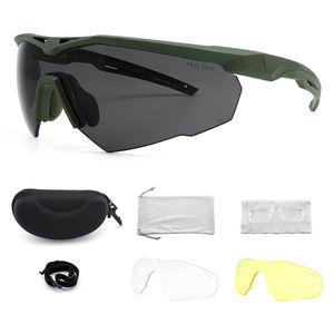 Gafas Tácticas <span class=keywords><strong>de</strong></span> <span class=keywords><strong>Seguridad</strong></span> ANSI <span class=keywords><strong>Z87</strong></span> con <span class=keywords><strong>Lentes</strong></span> Intercambiables, Marco TR90 <span class=keywords><strong>de</strong></span> 2.4 mm, Resistentes a Impactos, Gafas <span class=keywords><strong>de</strong></span> Tiro - Product Image 1