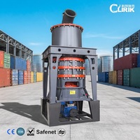 Broyeur Clirik HGM pour barite 1250 Mesh 2-25 T/h, ligne de traitement de matériaux de pesage pour forage pétrolier