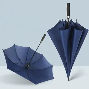 로고 인쇄 방풍 우산을 가진 우산 제조자 도매 승진 똑바른 골프 우산
