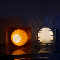 Lampe de nuit en acrylique personnalisée, style créatif, décoration de bureau, base de lampe, feuille d'acrylique colorée, support d'affichage