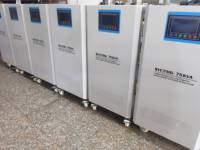Régulateur de tension automatique triphasé CE 30 kVA 40 kVA, stabilisateur de tension servo AC en cuivre 380 V 440 V pour alimentation électrique