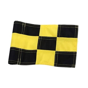 NUOXIN spanduk Target Golf Mini nilon 420D, latihan kustom tahan air, Pin bendera kotak-kotak dengan tabung - Product Image 5