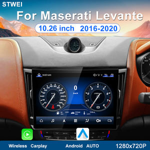 STWEI 10,26 pouces pour Maserati Levant 2016-2020 Autoradio Lecteur multimédia vidéo Écran DVD Qualcomm 6125 Android 14 GPS Carplay - Product Image 3