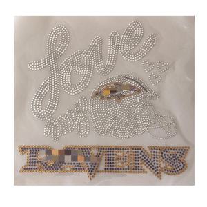 Patch thermocollant Love <span class=keywords><strong>My</strong></span> Dodgers en strass : Design scintillant pour les fans - Product Image 3