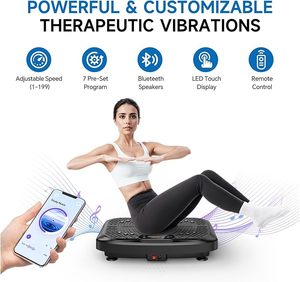 Différents niveaux de plage de vitesse Fuseaux de comptage disponibles <span class=keywords><strong>Plaque</strong></span> de vibration de massage corporel avec Bluetooth en option - Product Image 6