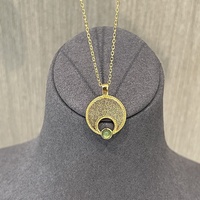 Collier pendentif en forme de U Copper Moon, accessoire de mode de niche pour femmes, collier pendentif personnalisé