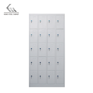 Nhân Viên Văn Phòng Sắt Pigeon Lỗ Pad Khóa 20 Cửa Kim Loại Lưu Trữ Tủ 20 Tier Thép Tủ <span class=keywords><strong>Locker</strong></span> - Product Image 4