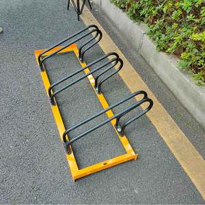 Garage de rangement extérieur Stationnement de vélos Support de station de vélo intérieur pouvant contenir 3 vélos Présentoir de magasin pour événements Stand Outils de <span class=keywords><strong>poste</strong></span> de vélo - Product Image 4