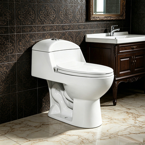 Inodoro de una pieza con sifón en S para baños, económico, de gran venta en Sudamérica - Product Image 6