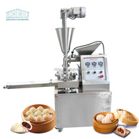 Machine à momo automatique à moteur haute efficacité pour la fabrication de petits pains vapeur, 220V, usage professionnel en restaurant