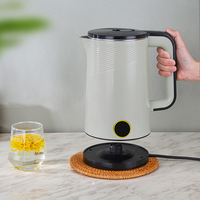 Appareils électroménagers, chauffe-eau électrique de 2,3 l, bouilloire électrique en acier inoxydable pour hôtel, vente au détail