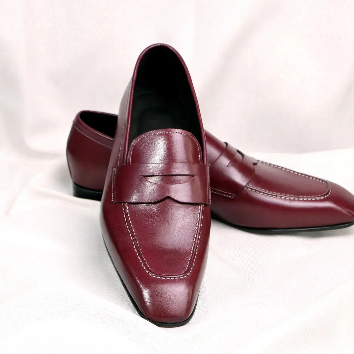 2024 Bespoke shoes Men Dress shoes Loafers Shoes Blake/Goodyear Bottom Kangaroo skin