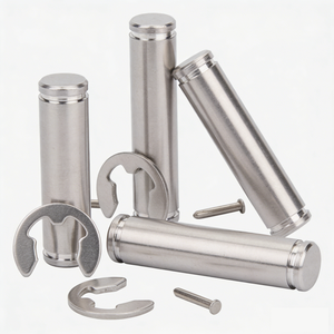 Goupilles de centrage en acier inoxydable de haute précision, goupilles de retenue robustes avec circlips pour la construction et les pièces automobiles - Product Image 6