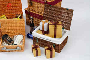 JY grande <span class=keywords><strong>vimini</strong></span> moderno di lusso Spa cesto regalo per le donne personalizzato cesto di fiori artificiali per cucina armadio uso soggiorno - Product Image 2