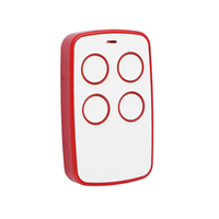 Télécommande sans fil multifonctionnelle durable 433 MHz RF à 4 boutons avec code d'apprentissage, fonction LED, pour la maison