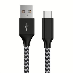 สายชาร์จโทรศัพท์มือถือ USB to Type C 2M 6FT 480Mbps สายเคเบิลข้อมูลแบบกำหนดเอง - Product Image 1