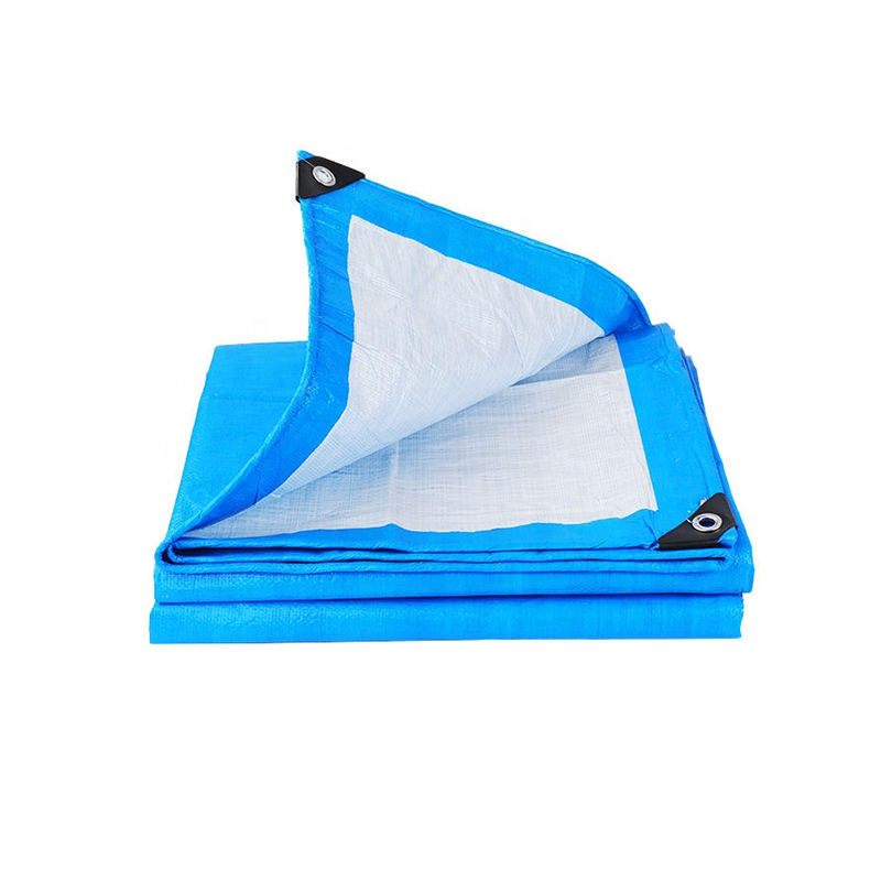 Customized Transparent Woven PE Tarpaulin Fabric Eco-Friendly Blackout Waterproof Heavy Duty Tarp for Industrial Car Bag