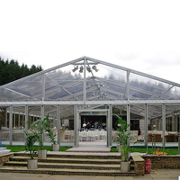 Tente TENTCHO en promotion : Tente événementielle robuste à structure en aluminium, imperméable, grande tente de réception extérieure pour mariages
