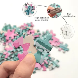 Puzzle con stampa personalizzata all'ingrosso creatore di Puzzle di alta qualità da 100 pezzi puzzle di fiori per piante d'appartamento