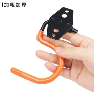 Garage <b>Hook</b> Heavy Duty Metal Wall Mounted 12.9cm Orange Storage <b>Hook</b> For Bike <b>Tools</b> Garden Use - Product Image 2