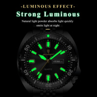 Reloj Poedagar 682 de Lujo para Hombre, Bisel Giratorio, Fecha y Día, Acero Inoxidable, Cuarzo, Deportivo, Resistente al Agua, Disponible en Stock