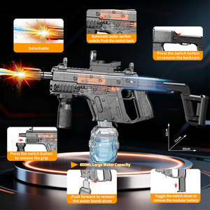 Nuova Pistola ad Acqua Elettrica con Aspirazione Automatica dell'Acqua, 600ml, Alta Velocità, Sparo Continuo, Giocattolo Estivo per Bambini - Product Image 5