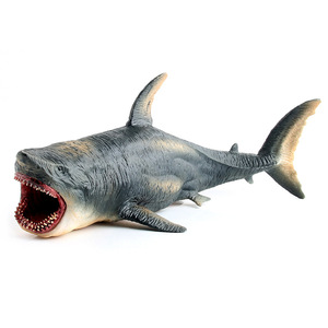 Nuovo Modello Grande di Megalodonte per Bambini, Squalo Mangia-Umani, Grande Squalo Bianco, Esposizione Statica - Product Image 2