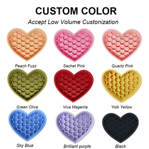 Mangkuk Makan Anjing Bulat Anti Makan Cepat Grosir Dropship + Alas Jilat Kucing Silikon Non-Toksik dengan Alas Hisap - Product Image 5