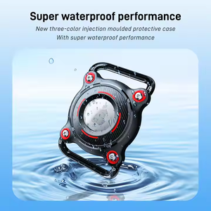 Collier de <span class=keywords><strong>chien</strong></span> et chat avec boucle en métal étui de protection étanche pour Apple Airtags support de collier pour bagages animaux de compagnie vélo - Product Image 3