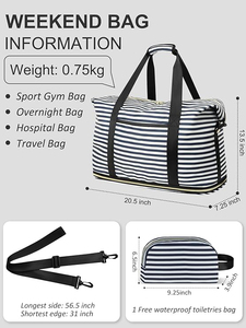Sac de voyage pliable et extensible, idéal <span class=keywords><strong>pour</strong></span> le yoga, les exercices, les séjours d'une nuit, <span class=keywords><strong>pour</strong></span> femmes et hommes - Best-seller - Product Image 2