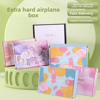 Boîtes en papier kraft coloré pour vêtements et sous-vêtements – Emballage rectangulaire pour vente en gros, conception rigide à trois couches pour faux ongles
