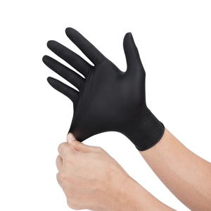 Gants jetables en nitrile personnalisés de haute qualité Doublure en nylon résistant aux alcalis acides Gants jetables en nitrile imperméables à l'huile - Product Image 4
