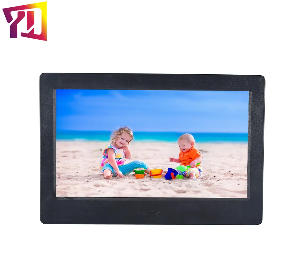 7 Inch Oem 1024*600 Small Size Mini Lcd Digital Photoframe Electric Photo Picture Frame With Video Loop