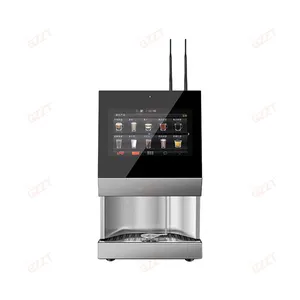 Wifi Commercial Table Top Vending Machine Premix Hot Instant Tea And Coffee Making Equipment Offering 10 Kinds Of Hot Beverages