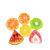 Breloques en résine grand format, animaux peints à la main, étanches, style dessin animé, pour la création de bijoux DIY, accessoires miniatures pour maison de poupée
