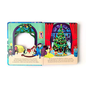 2023 personnalisé bébé jouets d'apprentissage livre éducatif pour enfants le casse-noisette 3D pop up soulever les livres à rabat - Product Image 3