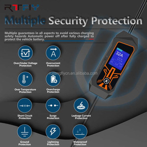 Stazione di Ricarica Portatile per Auto RTFLY IP67, Cavo AC 2.8kW 3.5kW 7kW, Adattatori Multipli, Nuovo Caricatore EV Tipo 2 - Product Image 3