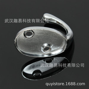 QY Wall Mounted Zinc Alloy Single <b>Hook</b> Round Shape Rust Resistant Coat <b>Hook</b> <b>Bathroom</b> Wardrobe <b>Hook</b> - Product Image 4