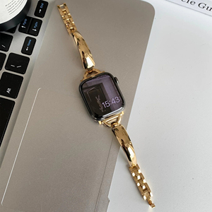 <span class=keywords><strong>Bracelet</strong></span> Style <span class=keywords><strong>Bracelet</strong></span> en Métal pour <span class=keywords><strong>Apple</strong></span> <span class=keywords><strong>Watch</strong></span> <span class=keywords><strong>Bracelet</strong></span> 42 44 45 46 49mm pour IWatch Series SE 9 10 11 Femme Simple et Atmosphérique - Product Image 6