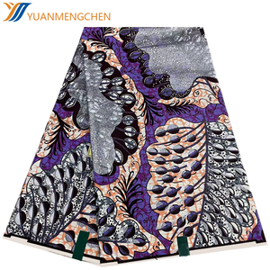 Hot Bán 100% Bông Thân Thiện Với Môi Jersey Vải Sáp Phi jinsha Batik In Ấn Kích Thước 6 Ngoài Trời Cô Gái Ăn Mặc Chất Liệu - Product Image 4