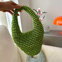 Mini sacs cadeaux pour invités de mariage, sacs de soirée, pochettes de luxe de créateur, sacs en crochet