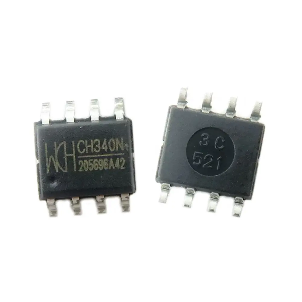 Komponen elektronik store chip IC CH340 SOP-8 modul port seri CH340N