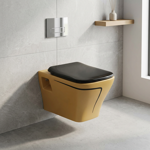 Inodoro suspendido de cerámica estilo europeo, de bajo precio y alta calidad, para exportación, inodoro inteligente de pared. - Product Image 1