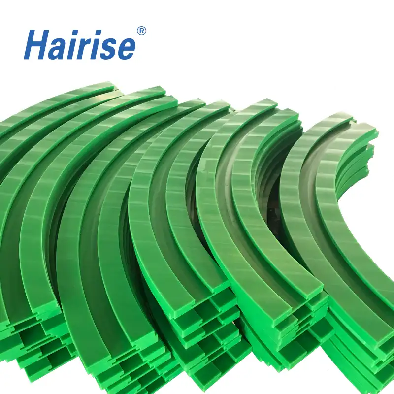 Hairise machining type plastic conveyor chain sliding guide curve rails
