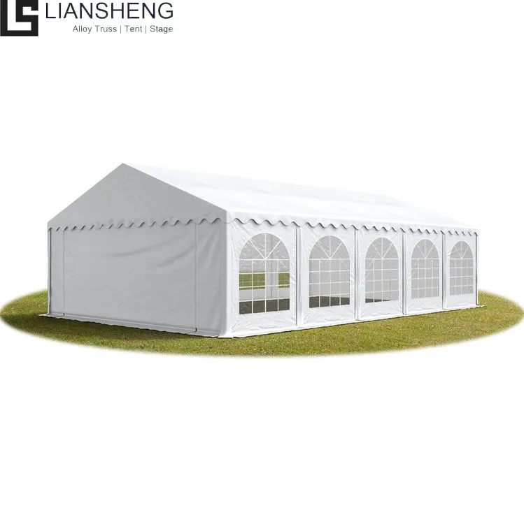 خيمة للحفلات بحجم مخصص سهلة التجميع إطار ألومنيوم طويل المدى مع بطانة للسقف
