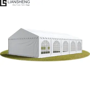 מותאם אישית גודל מסיבת אוהל קל להרכיב אירוע אוהל ארוך תוחלת אלומיניום מסגרת חתונה אוהל עם גג בטנה
