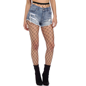 Collants résille sexy pour filles, fin tricoté, avec strass, coloris <span class=keywords><strong>beige</strong></span>, noir, transparent, de fabrication originale - Product Image 4