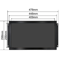 19.2 İnç 1440*900 VGA AV 4-telli Dirençli Dokunmatik Ekran Metal Kasa TFT LED Arkadan Aydınlatmalı Masaüstü Endüstriyel LCD Monitör OEM ODM