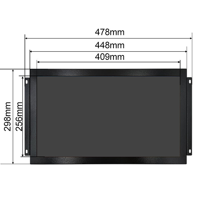 19.2 Inch 1440*900 HD-MI VGA AV 4-wire Resistive Touch Screen Metal Case TFT LED Backlit Desktop Industrial LCD Monitor OEM ODM